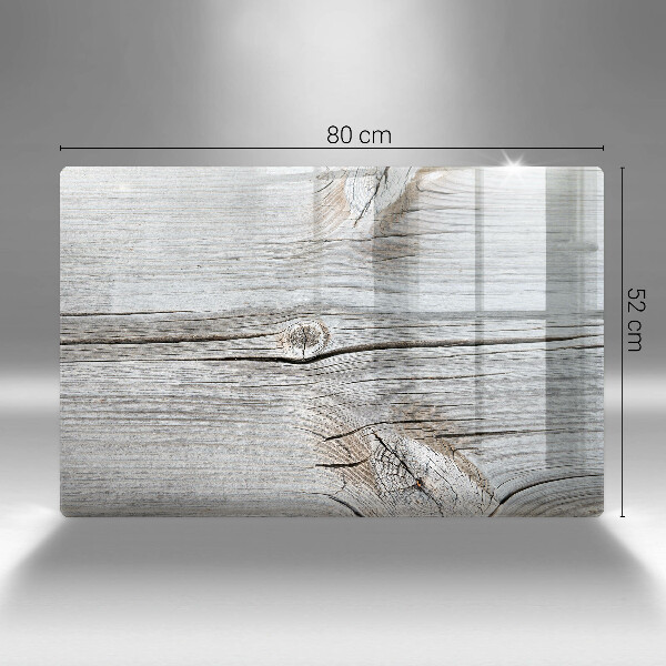 Skleněná deska do kuchyně Světlá struktura dřeva