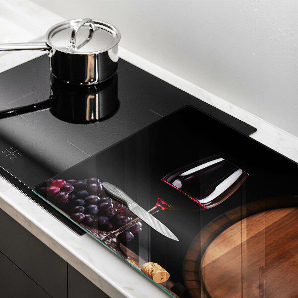 Skleněná deska do kuchyně Sudová sklenice na víno