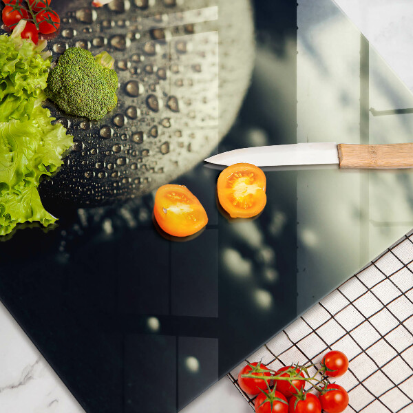 Skleněná deska do kuchyně Květiny zenové kameny