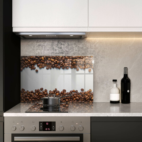 Skleněná deska do kuchyně Kávová zrna