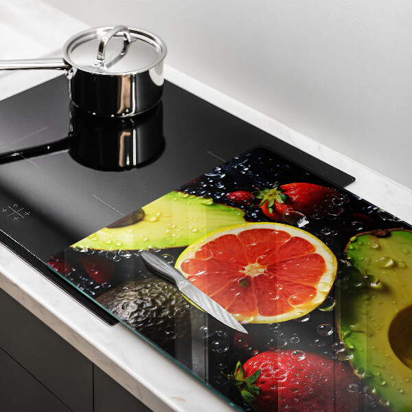 Skleněná deska do kuchyně Ovoce a zelenina