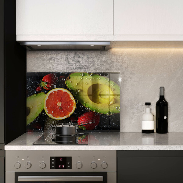 Skleněná deska do kuchyně Ovoce a zelenina