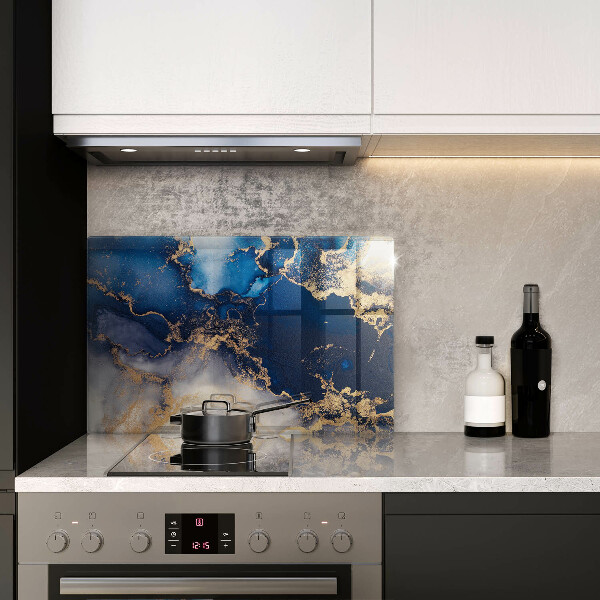 Skleněná deska do kuchyně Mramorová abstrakce