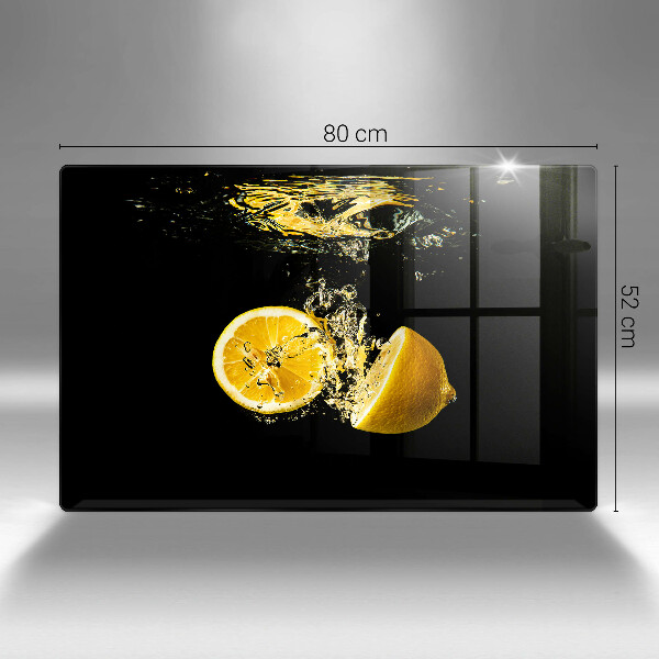 Krájecí prkénko skleněné Šťavnaté citronové ovoce