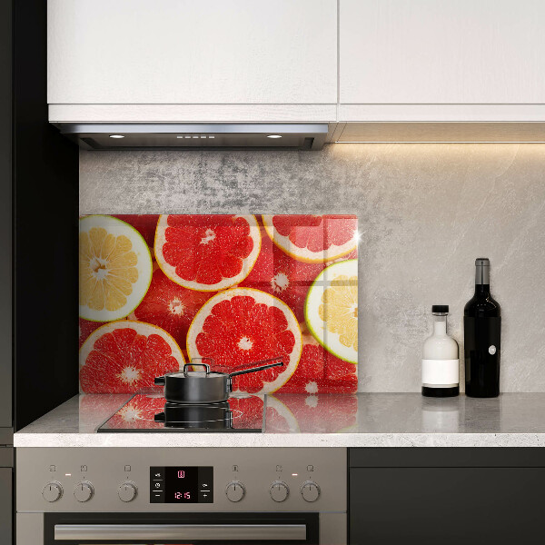 Skleněná deska do kuchyně Plátky grapefruitu