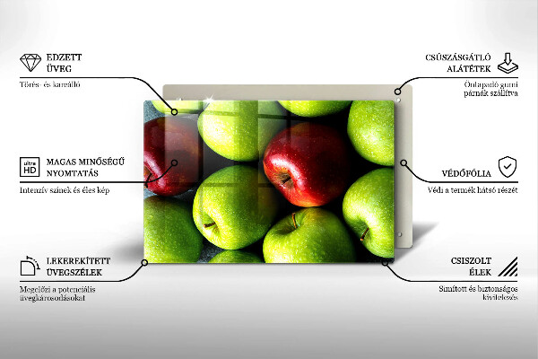 Skleněná deska do kuchyně Šťavnatá jablka