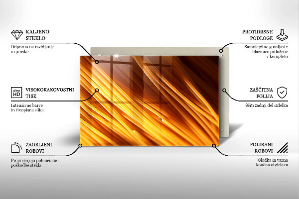 Skleněná deska do kuchyně Špagetové těstoviny