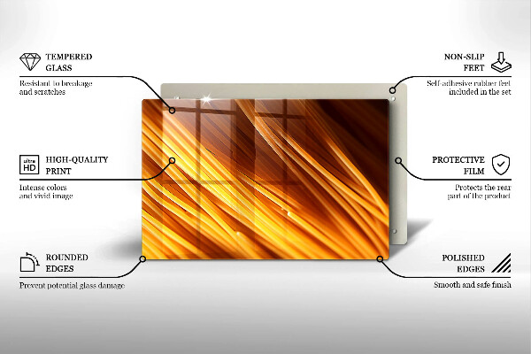 Skleněná deska do kuchyně Špagetové těstoviny