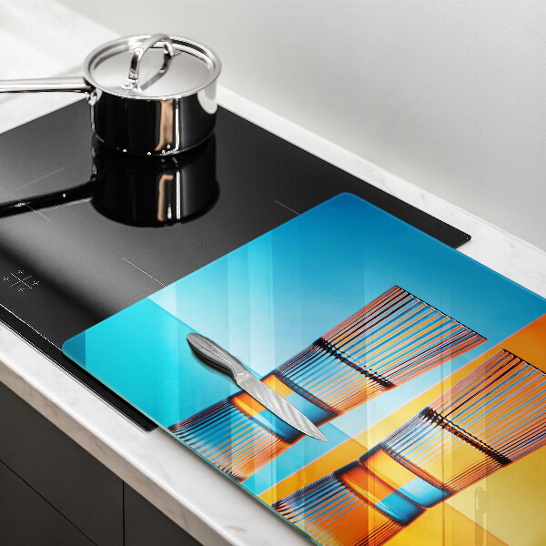 Skleněná deska do kuchyně Dvě sklenice vody