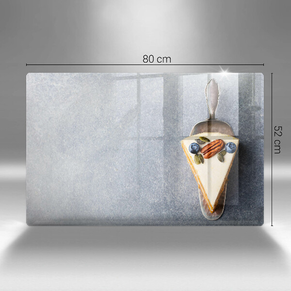 Krájecí prkénko skleněné Kus dortu