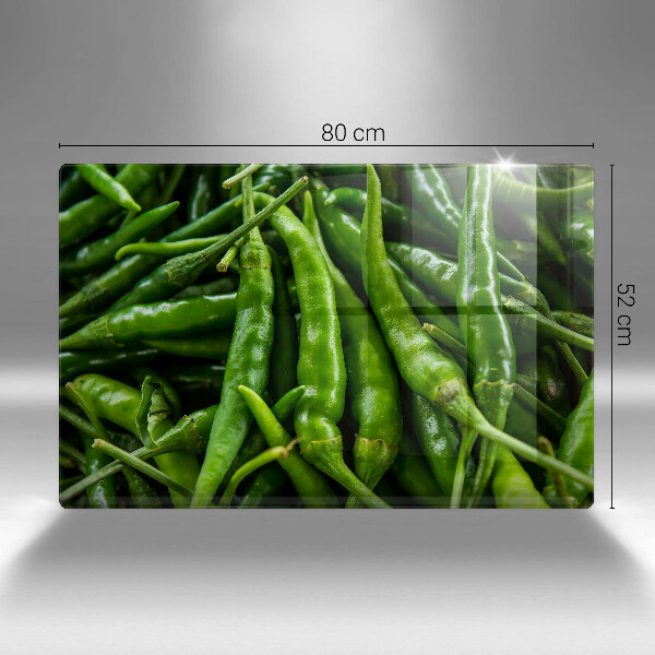 Skleněná deska do kuchyně Hrachové lusky