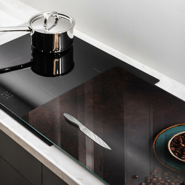 Skleněná deska do kuchyně Šálek kávových zrn