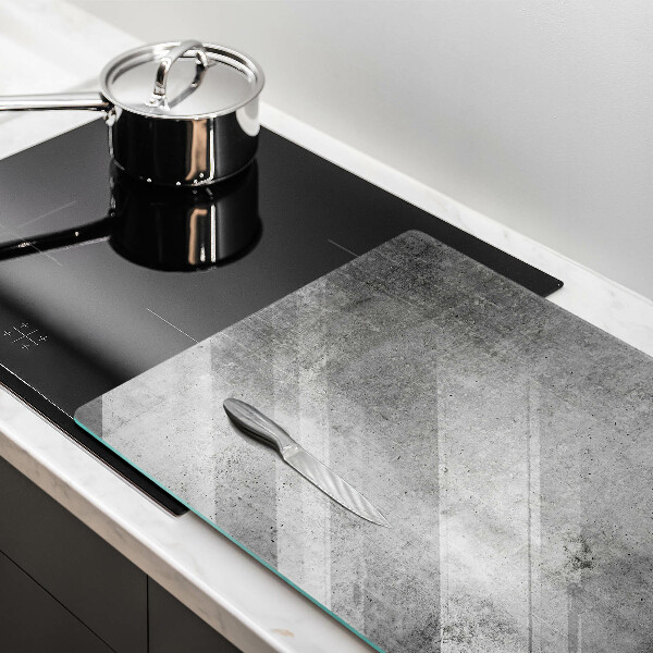 Skleněná deska do kuchyně Betonová textura