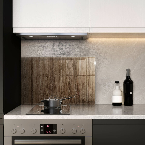 Skleněná deska do kuchyně Textura dřeva