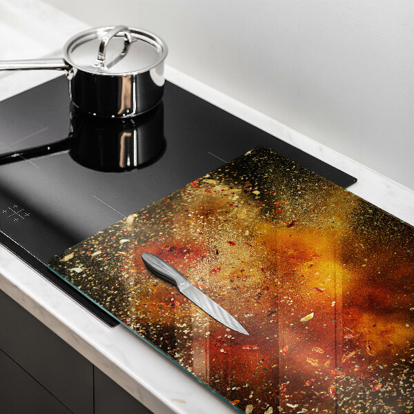 Skleněná deska do kuchyně Barevné koření