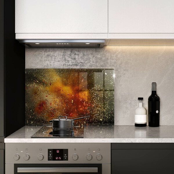 Skleněná deska do kuchyně Barevné koření