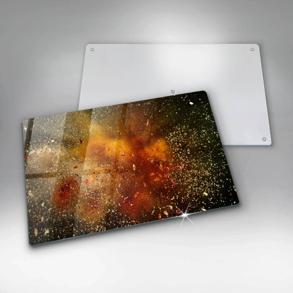 Skleněná deska do kuchyně Barevné koření