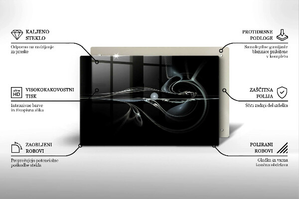 Skleněná deska do kuchyně Moderní abstrakce