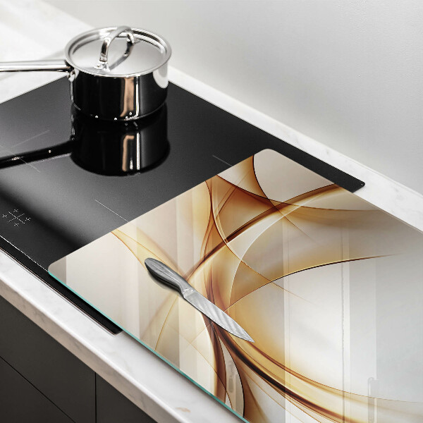 Skleněná deska do kuchyně Abstraktní tvary