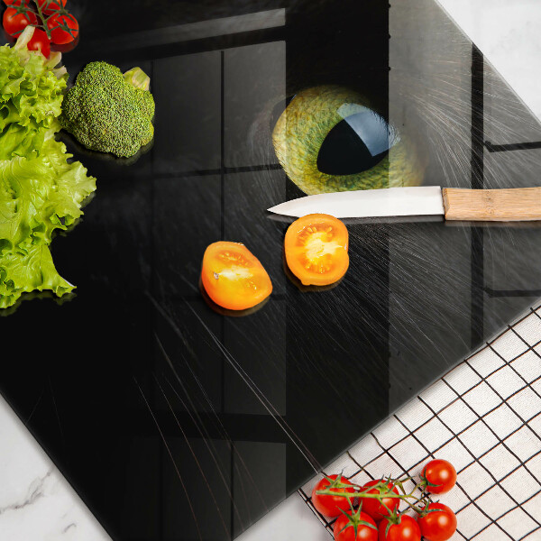 Skleněná deska do kuchyně Zvířecí kočičí oči