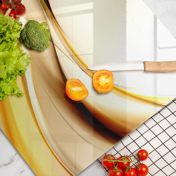 Skleněná deska do kuchyně Abstraktní kouřové čáry