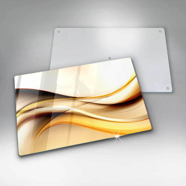 Skleněná deska do kuchyně Abstraktní kouřové čáry