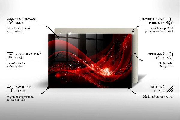 Skleněná deska do kuchyně Moderní abstrakce