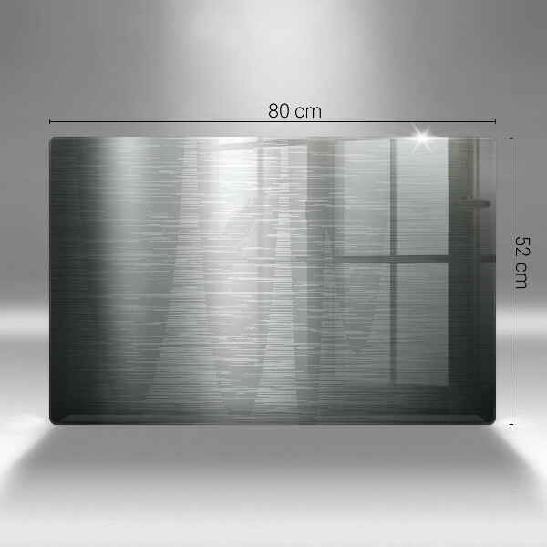 Skleněná deska do kuchyně Kovová textura