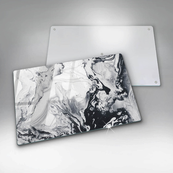 Krájecí prkénko skleněné Inkoustová abstrakce