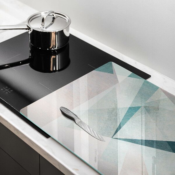 Krájecí prkénko skleněné Ostrá abstrakce