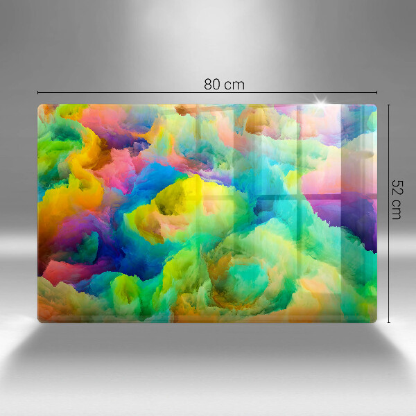 Krájecí prkénko skleněné Barevná abstrakce