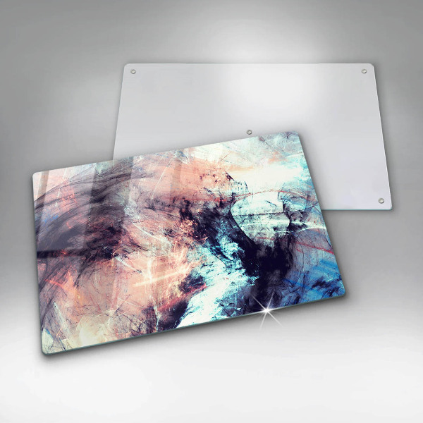 Krájecí prkénko skleněné Malovaná abstrakce