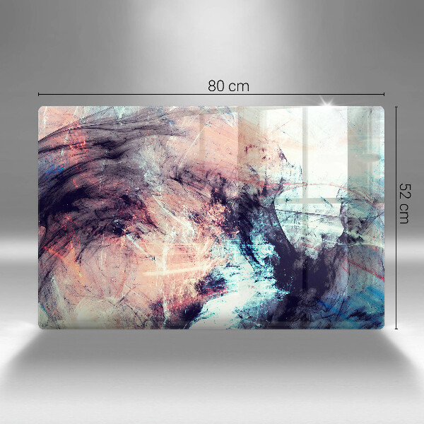 Krájecí prkénko skleněné Malovaná abstrakce