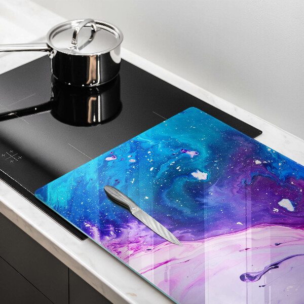 Krájecí prkénko skleněné Abstrakce inkousty