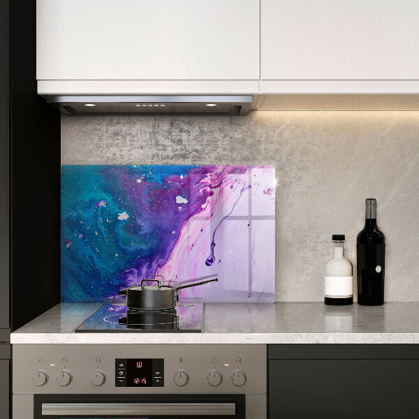 Krájecí prkénko skleněné Abstrakce inkousty