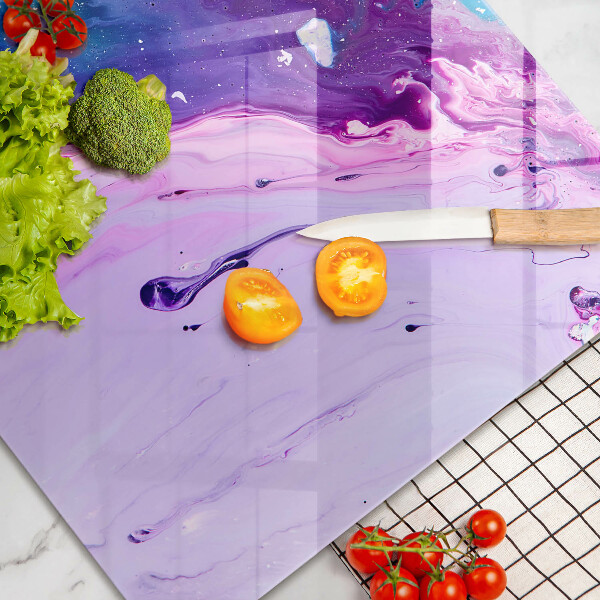 Krájecí prkénko skleněné Abstrakce inkousty