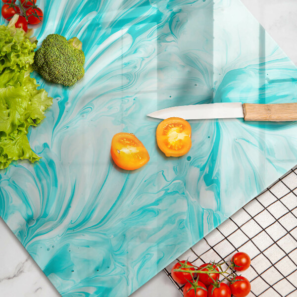 Krájecí prkénko skleněné Abstrakce barvy