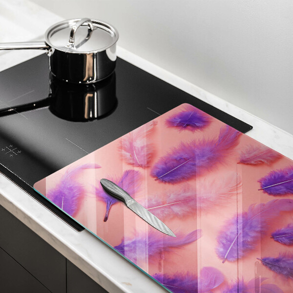 Krájecí prkénko skleněné Nadýchané peří