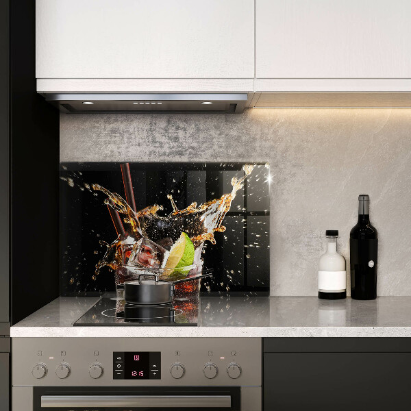 Skleněná deska do kuchyně Pijte s ledem