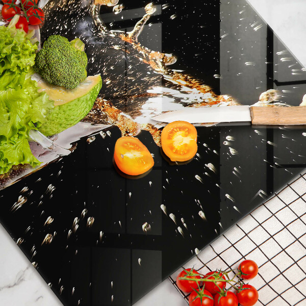 Skleněná deska do kuchyně Pijte s ledem