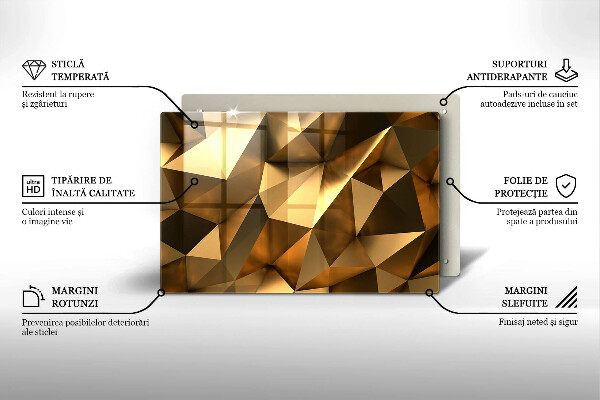 Skleněná deska do kuchyně Struktura abstrakce pozadí