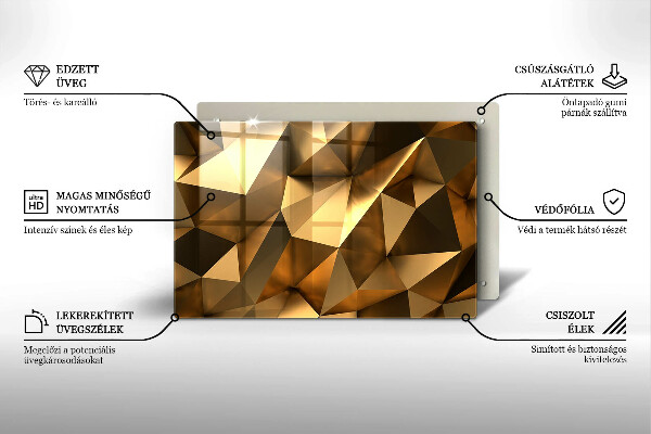 Skleněná deska do kuchyně Struktura abstrakce pozadí