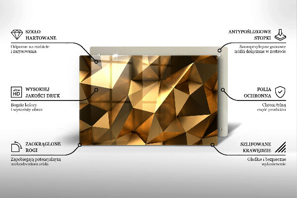 Skleněná deska do kuchyně Struktura abstrakce pozadí