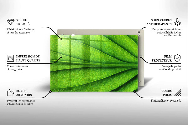 Skleněná deska do kuchyně Přírodní žilní list