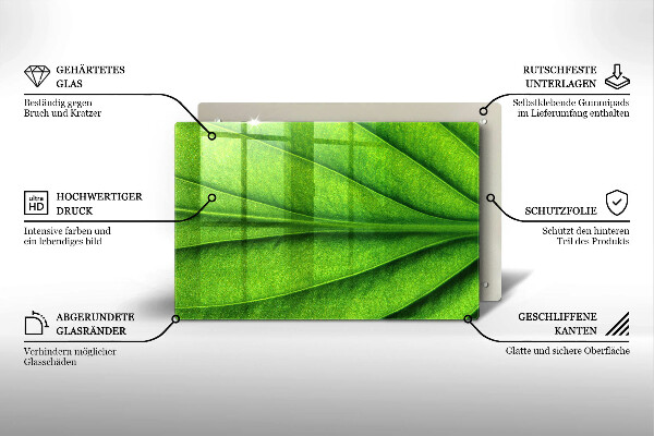 Skleněná deska do kuchyně Přírodní žilní list