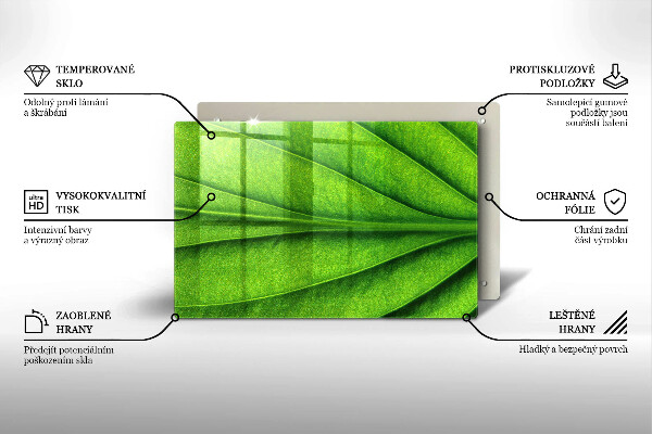 Skleněná deska do kuchyně Přírodní žilní list