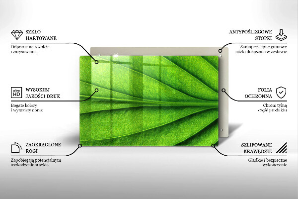 Skleněná deska do kuchyně Přírodní žilní list