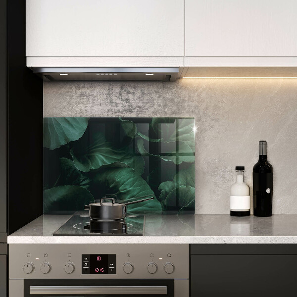 Krájecí prkénko skleněné Divoké tmavé listy