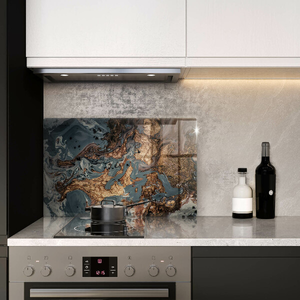 Krájecí prkénko skleněné Zlatá skalní struktura