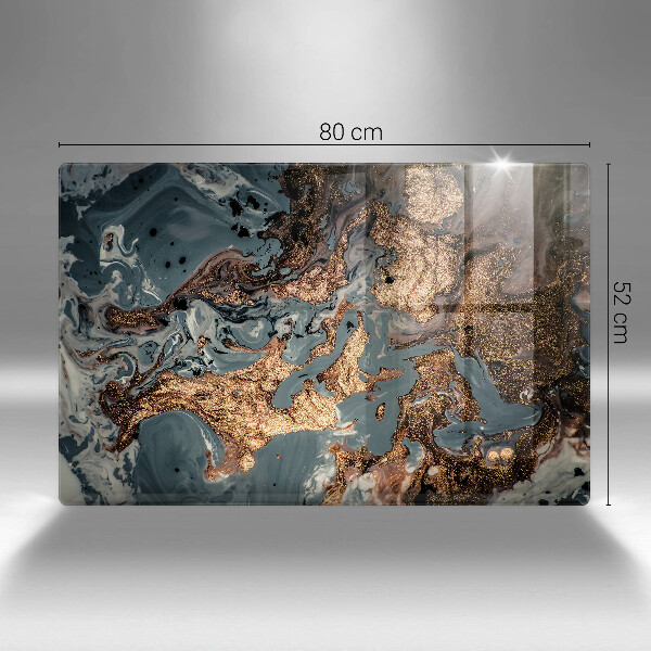 Krájecí prkénko skleněné Zlatá skalní struktura